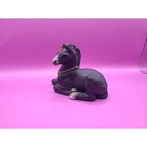 Windstone Editions Rare Black Unicorn Figurine Peña 1990 Vintage Statue